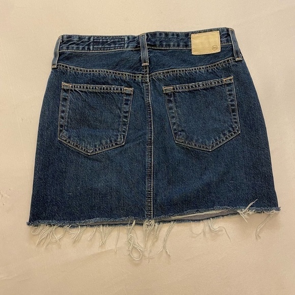 ADRIANO GOLDSCHMIED Denim Frayed Mini Skirt, 26 - Picture 6 of 7